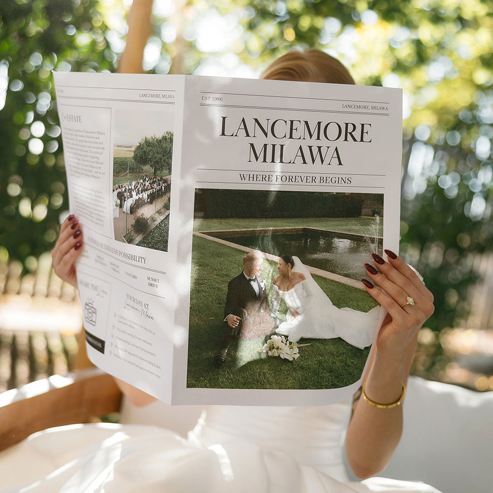 Custom Wedding Newspapers