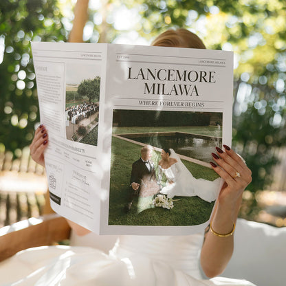 Custom Wedding Newspapers